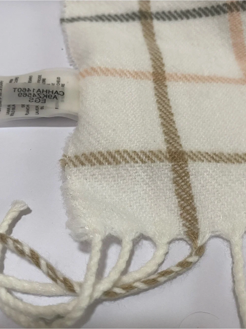 Calvin Klein lightweight plaid